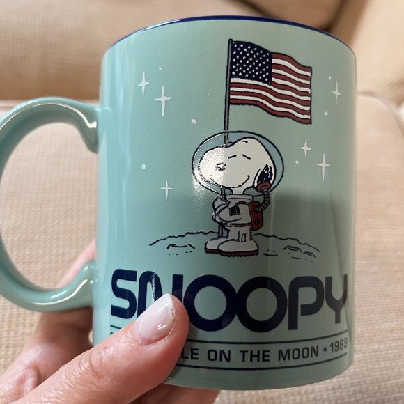 Snoopy First Beagle on the Moon Large Mug (new/mug/x) - Picture 1 of 6